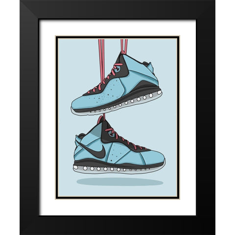 Game Ready Black Modern Wood Framed Art Print with Double Matting by Urban Road