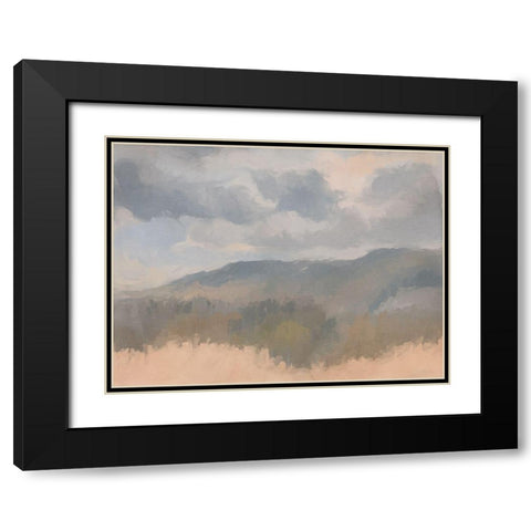 Dusk Black Modern Wood Framed Art Print with Double Matting by Urban Road