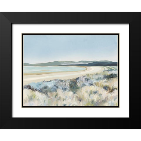 Morning Dip Black Modern Wood Framed Art Print with Double Matting by Urban Road