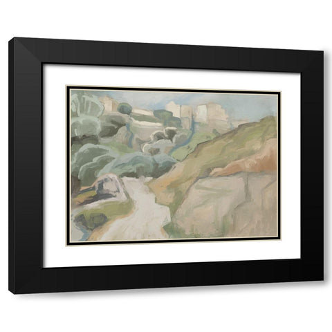Afternoon Hike Black Modern Wood Framed Art Print with Double Matting by Urban Road