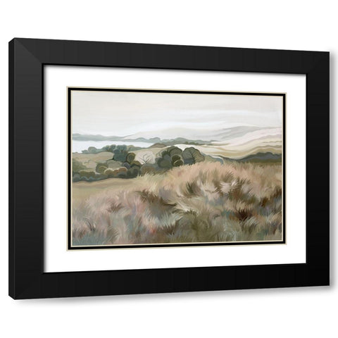 Gentle Breeze Black Modern Wood Framed Art Print with Double Matting by Urban Road