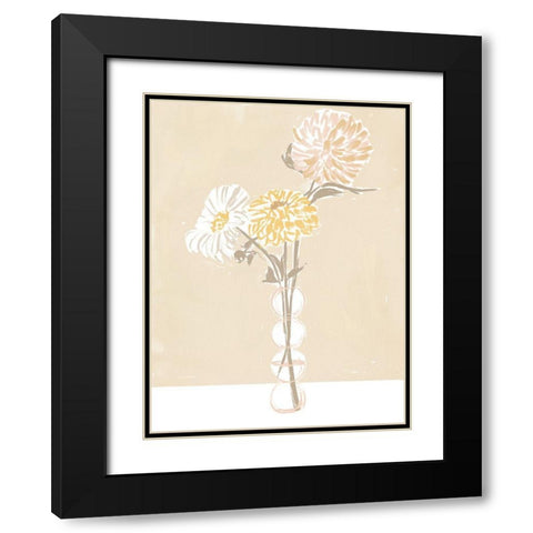 Bliss I Black Modern Wood Framed Art Print with Double Matting by Urban Road