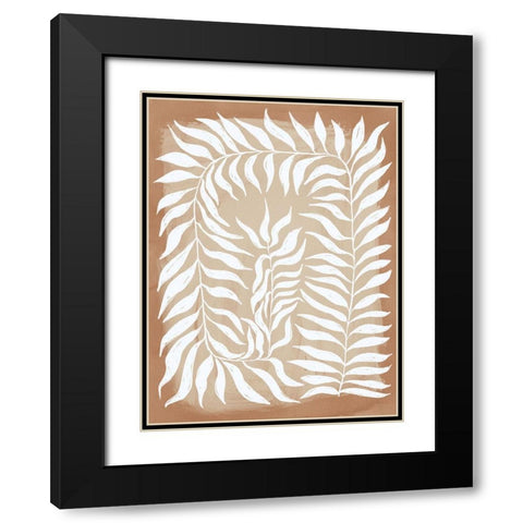 Travels Bronze Black Modern Wood Framed Art Print with Double Matting by Urban Road