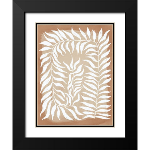 Travels Bronze Black Modern Wood Framed Art Print with Double Matting by Urban Road