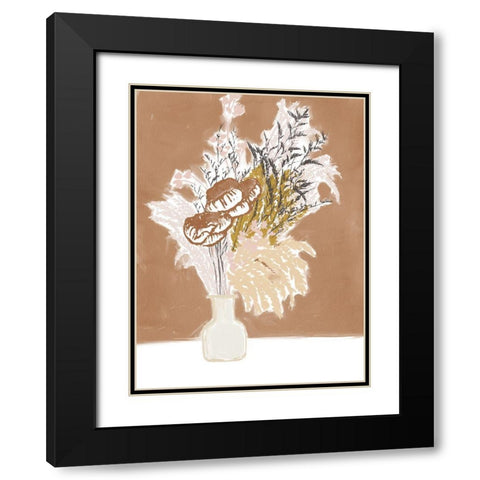 Balmy II Black Modern Wood Framed Art Print with Double Matting by Urban Road