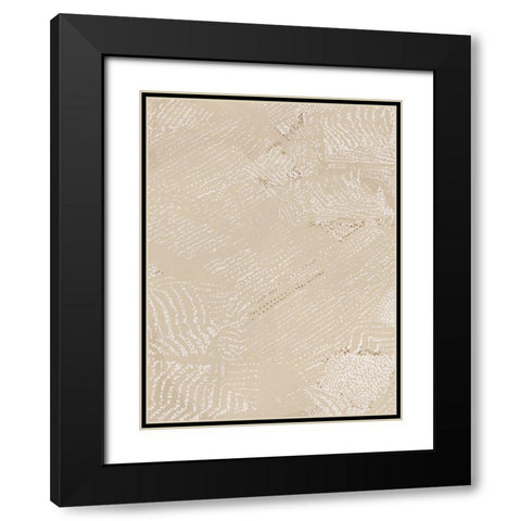 Sandstorm Clay Black Modern Wood Framed Art Print with Double Matting by Urban Road