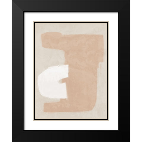 Composed Neutral Black Modern Wood Framed Art Print with Double Matting by Urban Road