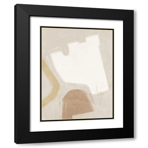 Open-Minded Neutral Black Modern Wood Framed Art Print with Double Matting by Urban Road