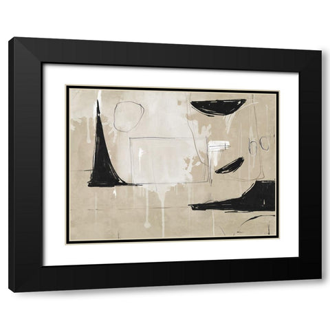 Back To The Drawing Board I Black Modern Wood Framed Art Print with Double Matting by Urban Road