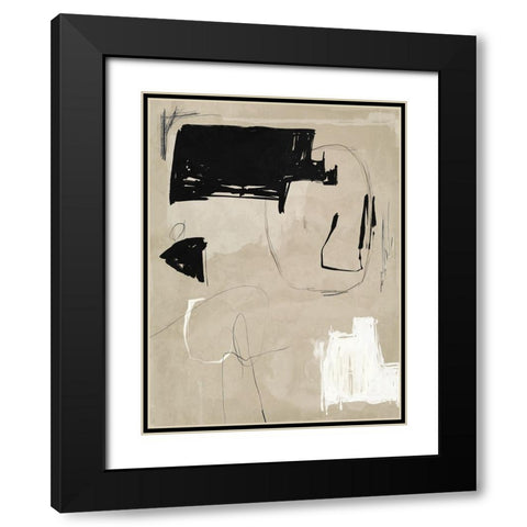 Back To The Drawing Board III Black Modern Wood Framed Art Print with Double Matting by Urban Road