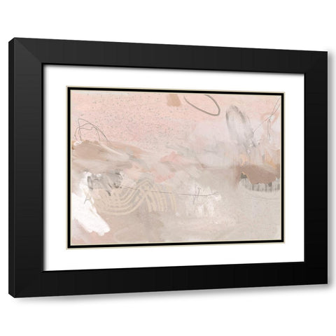 La Tranquillite II Black Modern Wood Framed Art Print with Double Matting by Urban Road