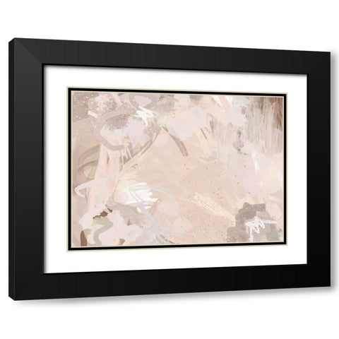 La Tranquillite III Black Modern Wood Framed Art Print with Double Matting by Urban Road