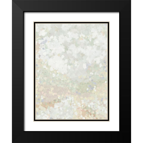 Glitter Glow II Black Modern Wood Framed Art Print with Double Matting by Urban Road