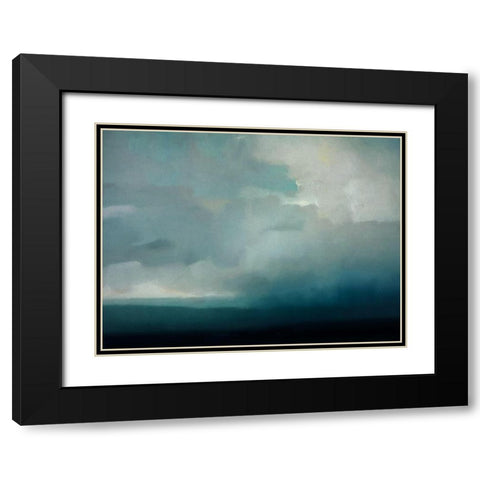 Bellenden Ker Black Modern Wood Framed Art Print with Double Matting by Urban Road