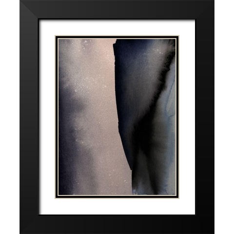 Orion Black Modern Wood Framed Art Print with Double Matting by Urban Road