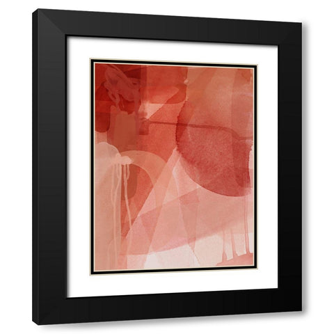 Dorado Black Modern Wood Framed Art Print with Double Matting by Urban Road