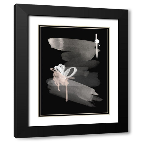 Imperial Zed Black Modern Wood Framed Art Print with Double Matting by Urban Road