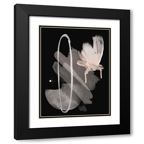 Imperial Halo Black Modern Wood Framed Art Print with Double Matting by Urban Road