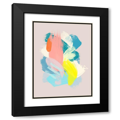 Blue Hawaii Black Modern Wood Framed Art Print with Double Matting by Urban Road