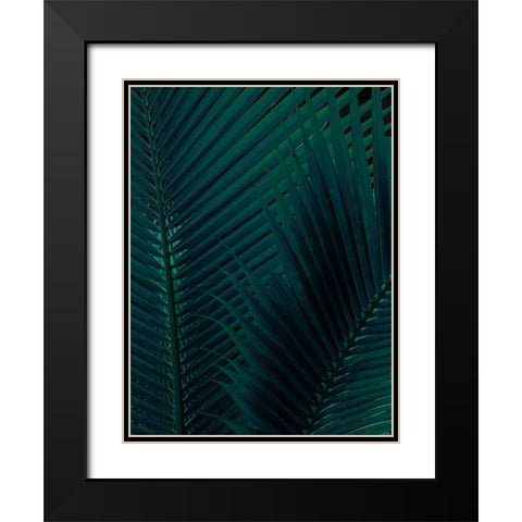 Shade I Black Modern Wood Framed Art Print with Double Matting by Urban Road