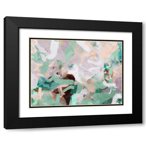 Malestrom Black Modern Wood Framed Art Print with Double Matting by Urban Road