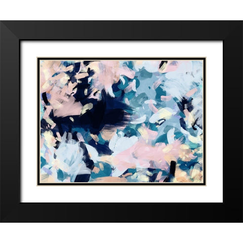 Spring Ocean Black Modern Wood Framed Art Print with Double Matting by Urban Road