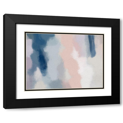 Cascade Falls Black Modern Wood Framed Art Print with Double Matting by Urban Road