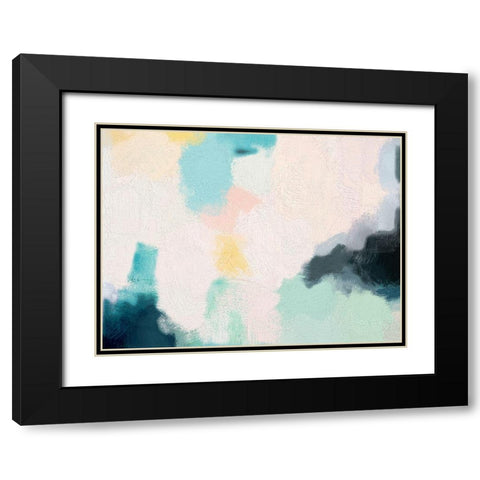 Sun Shower Black Modern Wood Framed Art Print with Double Matting by Urban Road