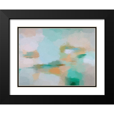 Euphoric Black Modern Wood Framed Art Print with Double Matting by Urban Road