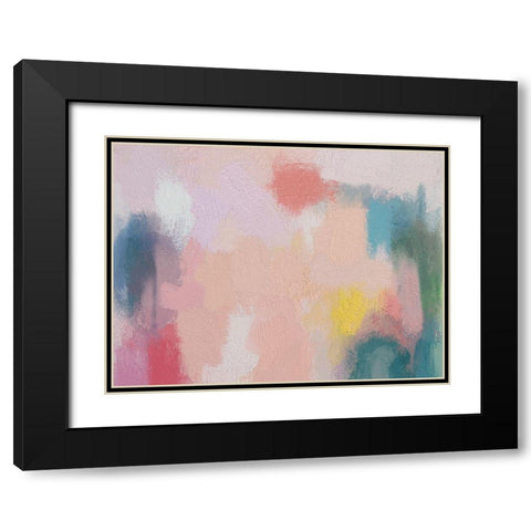 Jubilant Black Modern Wood Framed Art Print with Double Matting by Urban Road