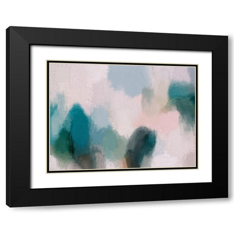 Symphony Black Modern Wood Framed Art Print with Double Matting by Urban Road