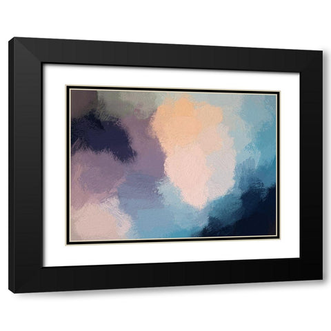 Dark Heather Black Modern Wood Framed Art Print with Double Matting by Urban Road