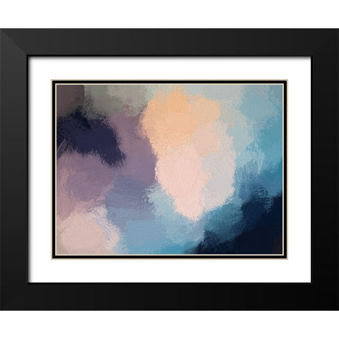 Dark Heather Black Modern Wood Framed Art Print with Double Matting by Urban Road