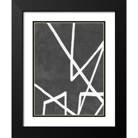 Detach Black Modern Wood Framed Art Print with Double Matting by Urban Road