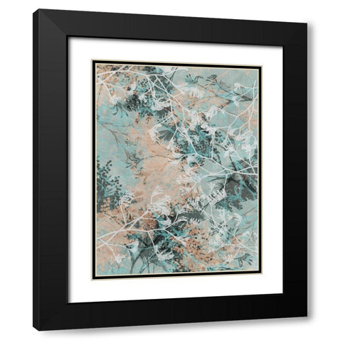 Impression II Black Modern Wood Framed Art Print with Double Matting by Urban Road