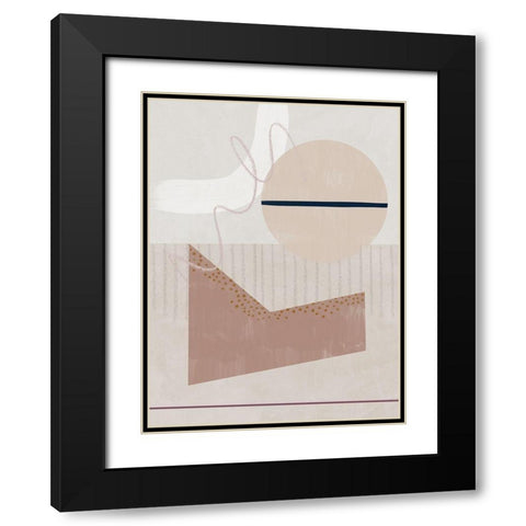 Succor Black Modern Wood Framed Art Print with Double Matting by Urban Road