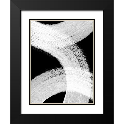 Provocation I Black Modern Wood Framed Art Print with Double Matting by Urban Road