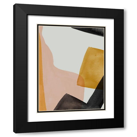 Gild Black Modern Wood Framed Art Print with Double Matting by Urban Road