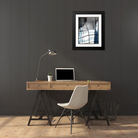 Perpetual Winter Black Modern Wood Framed Art Print with Double Matting by Urban Road