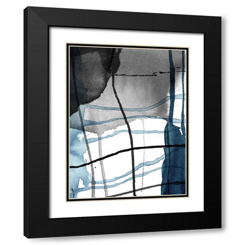Perpetual Winter Black Modern Wood Framed Art Print with Double Matting by Urban Road