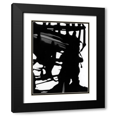 Wildness Black Modern Wood Framed Art Print with Double Matting by Urban Road