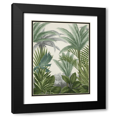 Las Palmas I Black Modern Wood Framed Art Print with Double Matting by Urban Road