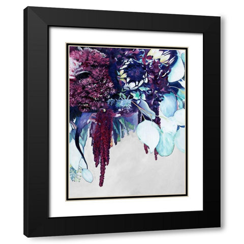 Austraflora Black Modern Wood Framed Art Print with Double Matting by Urban Road