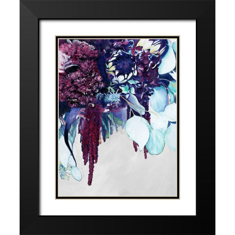 Austraflora Black Modern Wood Framed Art Print with Double Matting by Urban Road