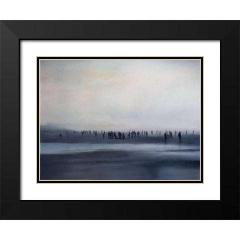 Sound of SIlence Black Modern Wood Framed Art Print with Double Matting by Urban Road