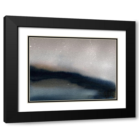 Centaurus Black Modern Wood Framed Art Print with Double Matting by Urban Road