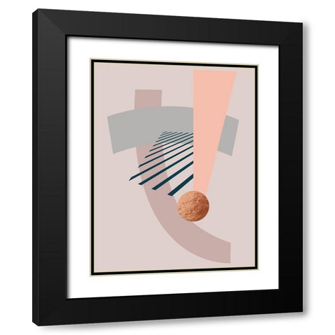 Subdivision Poster Black Modern Wood Framed Art Print with Double Matting by Urban Road