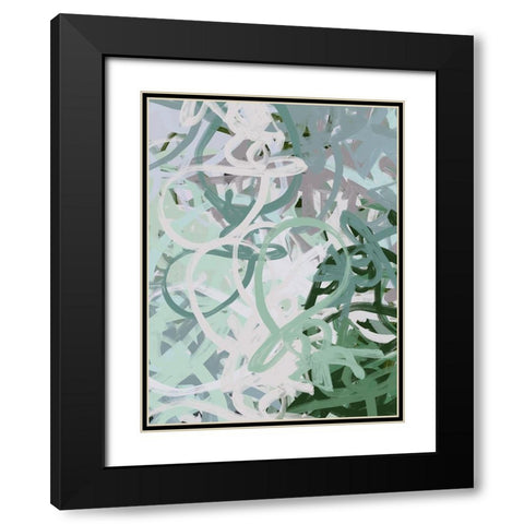 Meadow Poster Black Modern Wood Framed Art Print with Double Matting by Urban Road
