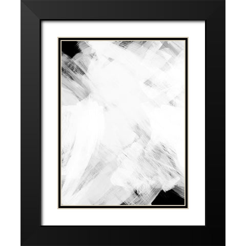 Storm Poster Black Modern Wood Framed Art Print with Double Matting by Urban Road