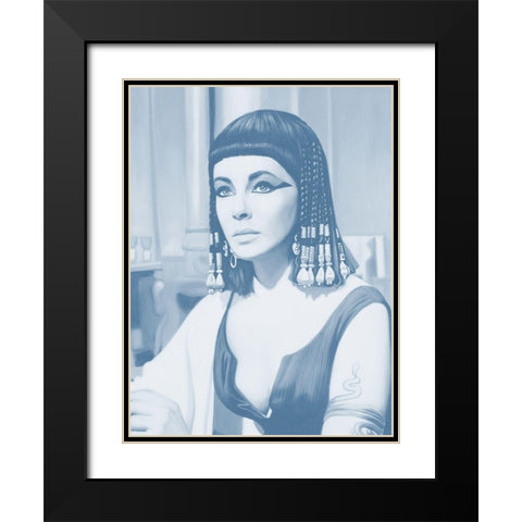Cleopatra Dusk Poster Black Modern Wood Framed Art Print with Double Matting by Urban Road